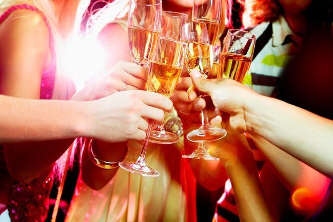 1.5-Hour Las Vegas Strip Limo Tour with Champagne and Photo Stops - Park MGM and the Burning Man sculpture