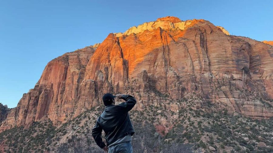 1-Day Grand Canyon Tour from Las Vegas: Stargazing & Sunrise - Zion Canyon at the end of a long day