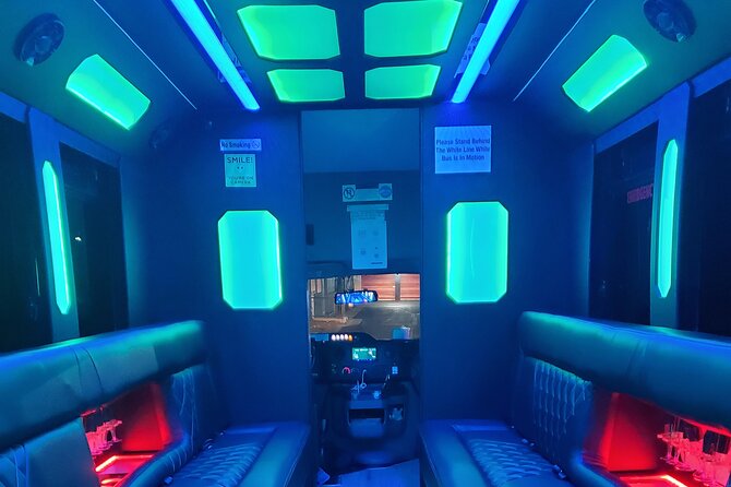 1 Hour Private Las Vegas Party Bus Tour - Passing the Bellagio fountains at the right time