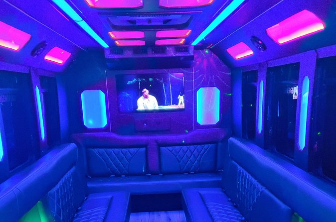 1 Hour Private Las Vegas Party Bus Tour - Champagne, age rules, and family use