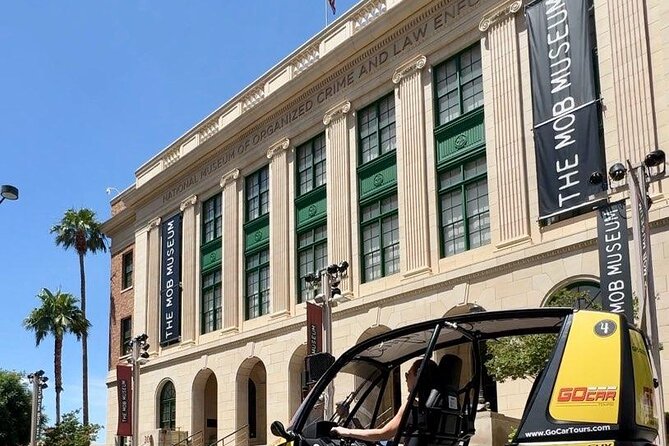 2 Hour Mob History Tour in Talking GoCar with Mob Museum Entry - Pawn Stars, Circa, and the modern city