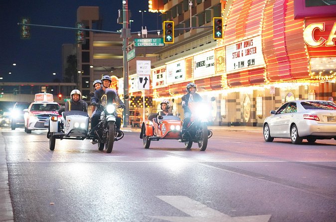 2-Hour Private Tour of Las Vegas by Night on a Sidecar - Seeing Nevada’s highest tower after dark