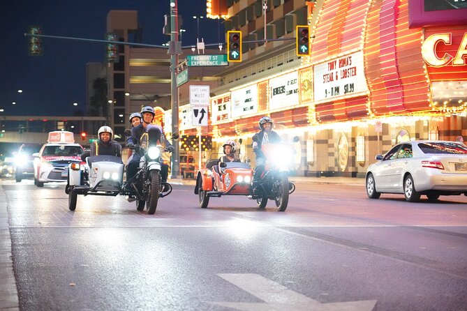 2-Hour Private Tour of Las Vegas by Night on a Sidecar - Starting with the Welcome to Fabulous Las Vegas Sign