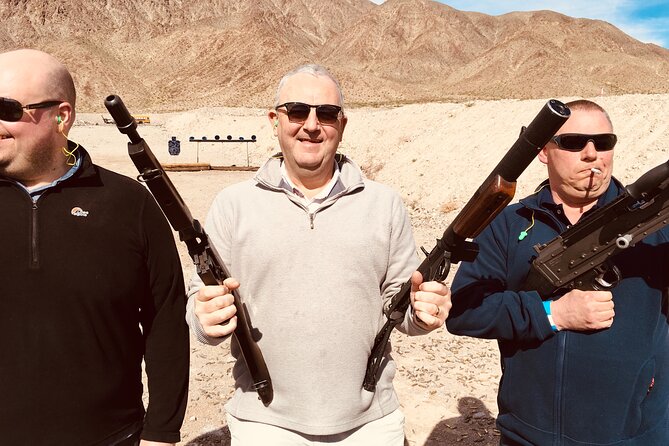 3 Gun Desert Machine Gun Shooting Adventure - The human side of the outing