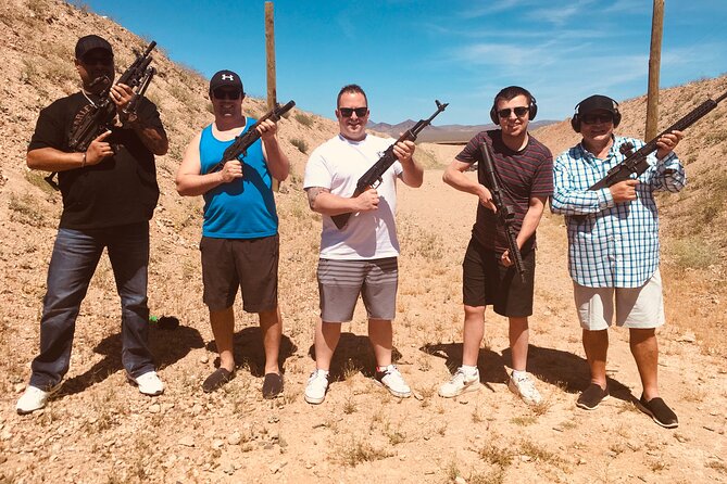 3 Gun Desert Machine Gun Shooting Adventure - Who should book this experience