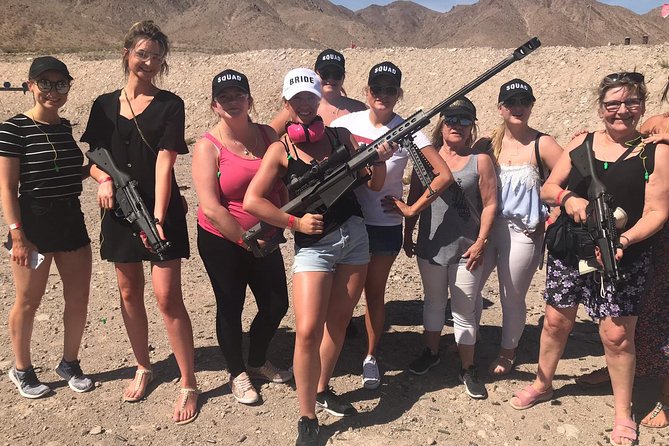 4 Gun Desert Shooting Adventure with Lunch - Leaving the Strip for Boulder City