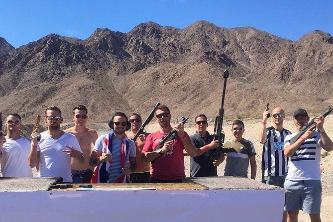 4 Gun Desert Shooting Adventure with Lunch - Four guns, four very different moments