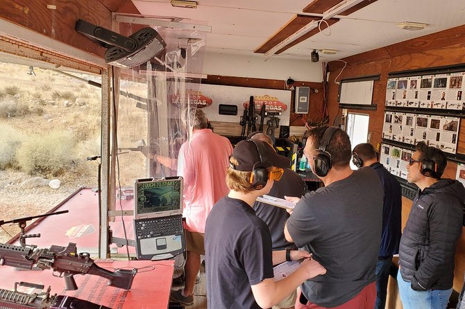Apocalypse Shooting Experience in Las Vegas - The firearm lineup, from M4 to Barrett .50 BMG