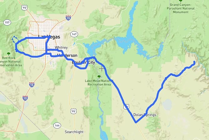 Audio Driving Tour: Grand Canyon West, Hoover Dam Red Rock Canyon - Lake Mead and Boulder City add the human story