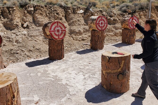 Axes, Arrows and Bullets Combo Package in Las Vegas - Pickup, Timing, and What to Wear