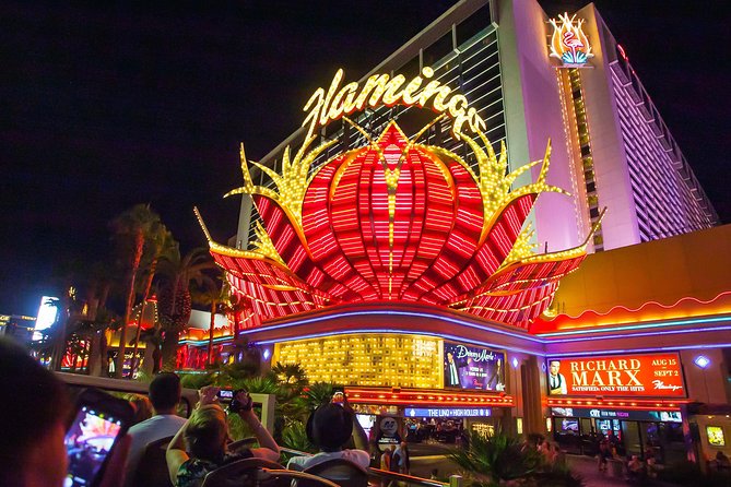 Big Bus Las Vegas: Sightseeing Night Tour by Open-Top Bus - The Bellagio fountains are the signature view