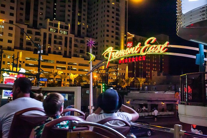 Big Bus Las Vegas: Sightseeing Night Tour by Open-Top Bus - Two tour choices, two different extras
