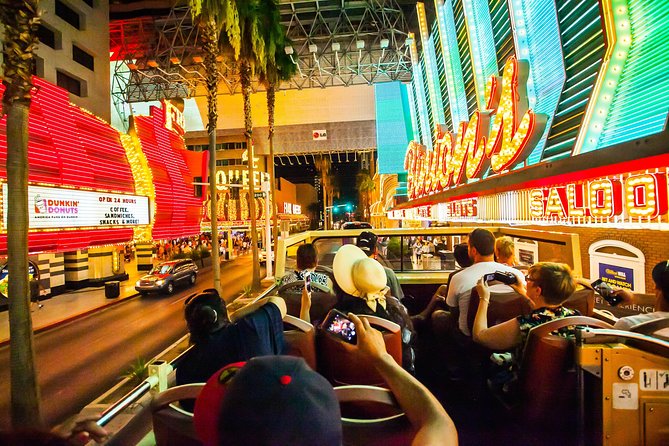 Big Bus Las Vegas: Sightseeing Night Tour by Open-Top Bus - Starting at Stop 2 beside the High Roller