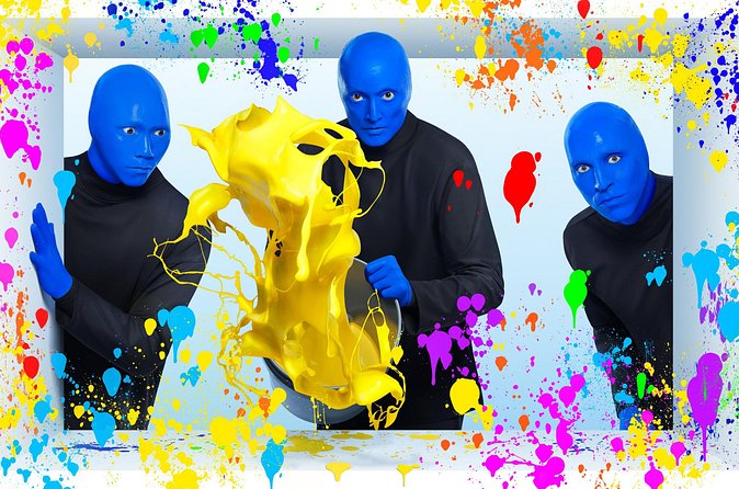 Blue Man Group VIP Experience at the Luxor Hotel and Casino - The post-show Blue Man photo stop