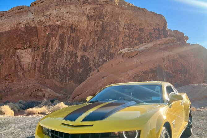 Bumblebee Camaro Tour: Transformers Movie Locations - The 6:00 am pickup from the Las Vegas Strip