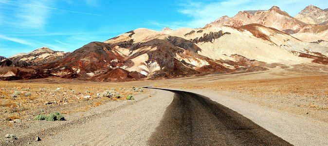 Death Valley Day Trip from Las Vegas - Zabriskie Point closes the day on a high note