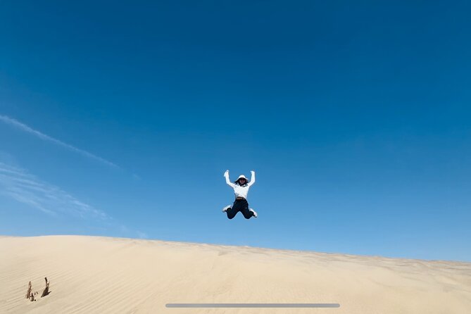 Death Valley Small Group Luxury SUV Day Tour - Mesquite Flat Sand Dunes show a softer side of Death Valley