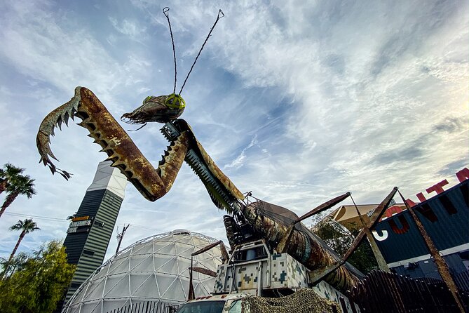 Downtown Las Vegas Food Tour of 6 Iconic Dishes & Hidden Gems - Fremont Street under the giant LED canopy