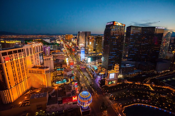 Eiffel Tower Viewing Deck Admission Ticket at Paris Las Vegas - What you see from the open-air viewing deck