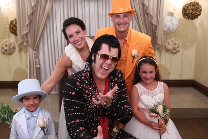 Elvis Themed Wedding or Vow Renewal at Graceland Wedding Chapel - Who will enjoy this most