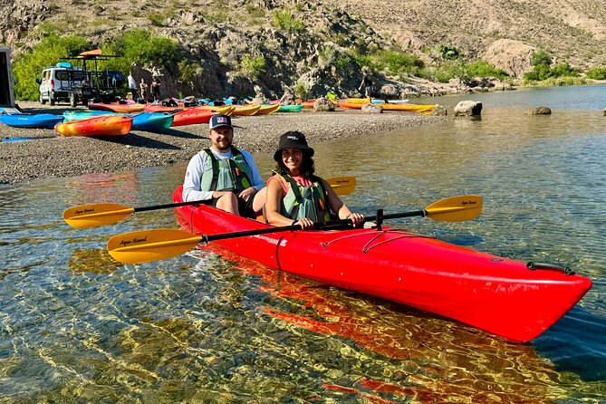Emerald Cave Kayak Rental - Self Guide Colorado River - Paddling toward Emerald Cave