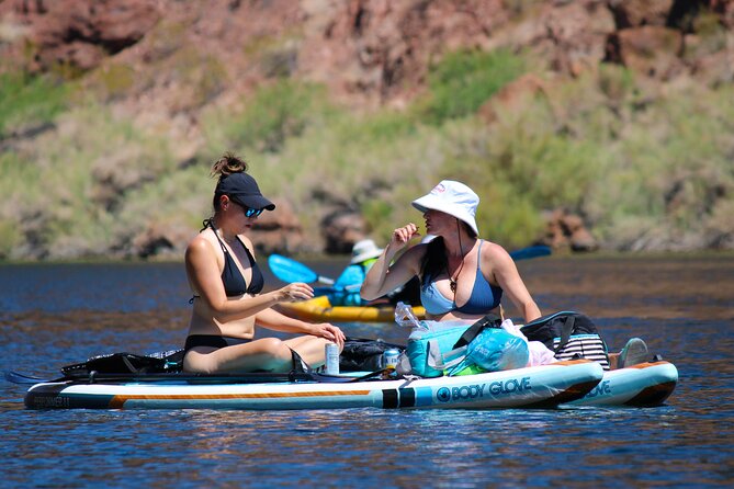Emerald Cave Paddleboard Rental—Self-Drive Colorado River SUP - Getting set up with David, Gio, Don, or Beanson
