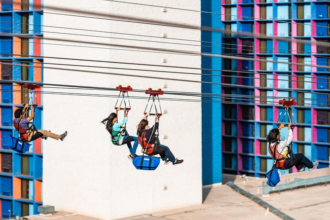 Fly LINQ Zipline at The LINQ Promenade in Las Vegas - Choosing seated or superhero position