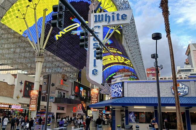 Fremont Street Experience Guided Walking Tour in Las Vegas - Walking Through Downtown Toward Fremont Street