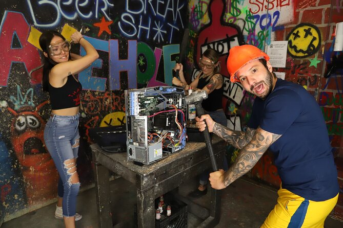Fremont Street Smash Room: Rage & Destroy Experience - A Wreck Room in the Middle of Fremont Street
