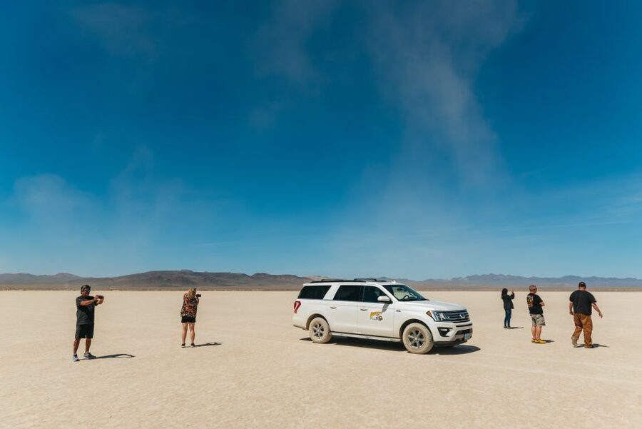 From Las Vegas: Area 51 Full-Day Tour - The long run across Southern Nevada