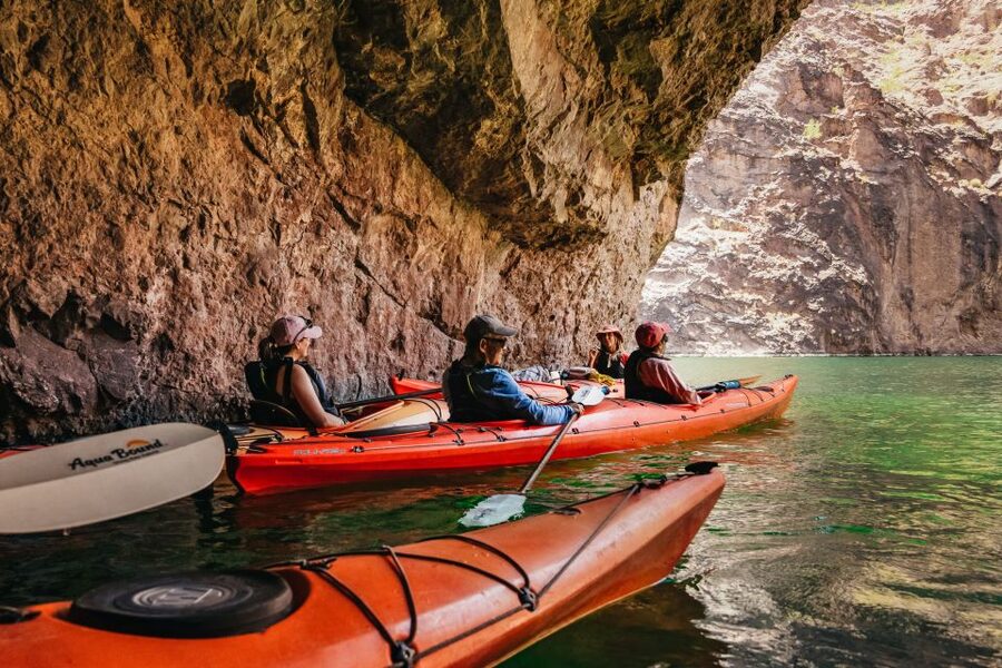 From Las Vegas: Black Canyon Half-Day Kayak Tour - What the three-hour water portion feels like