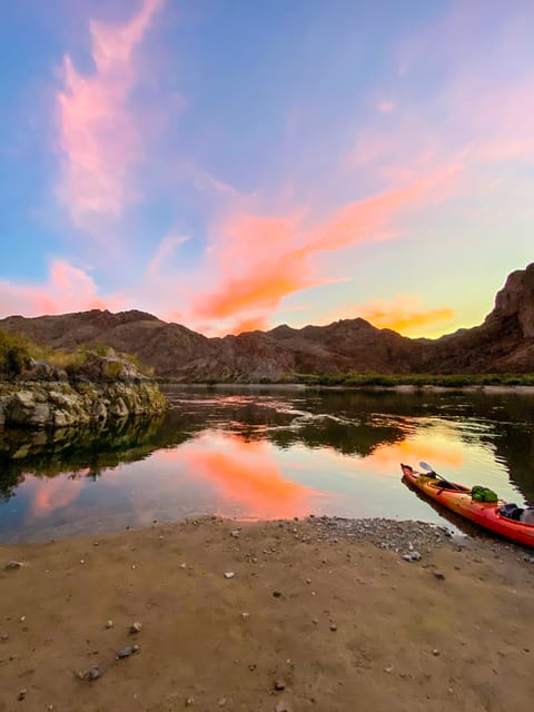 From Las Vegas: Black Canyon Twilight Kayak Tour - Launching while the canyon still has daylight