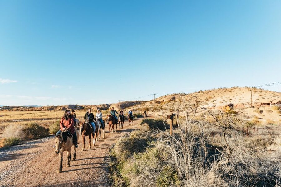 From Las Vegas: Desert Sunset Horseback Ride with BBQ Dinner - Sunset, silence, and a wide Nevada sky
