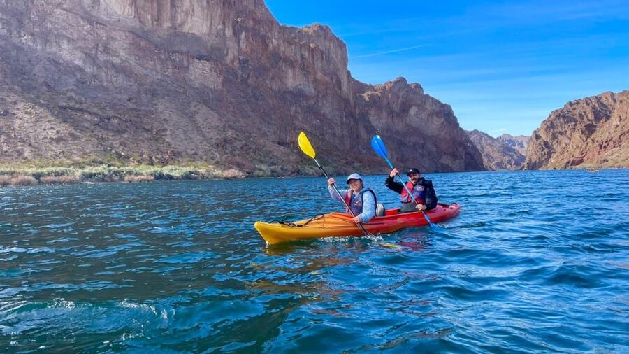 From Las Vegas: Emerald Cave Guided Kayak Tour with Shuttle - Willow Beach: the practical start of the river section