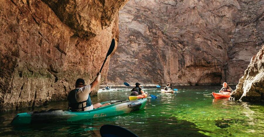 From Las Vegas: Emerald Cave Guided Kayaking Tour - Emerald Cove is a photo stop, not a long cave