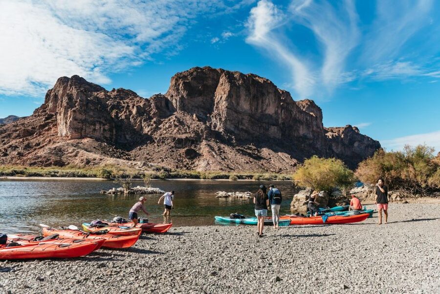 From Las Vegas: Emerald Cave Guided Kayaking Tour - A short hike to the River Gauger’s Home