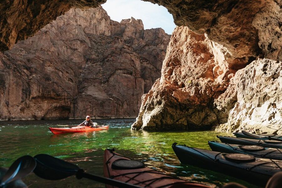 From Las Vegas: Emerald Cave Guided Kayaking Tour - How hard is four miles of kayaking?