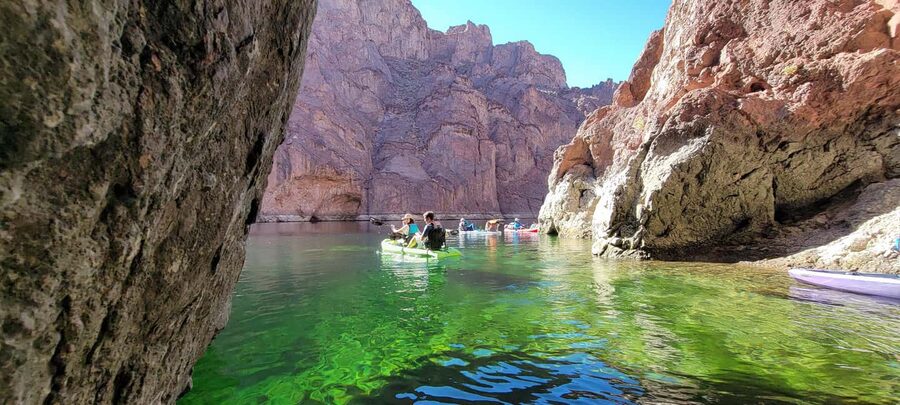 From Las Vegas: Emerald Cave Kayak Tour with Hotel Pickup - From the MGM Grand garage to Willow Beach