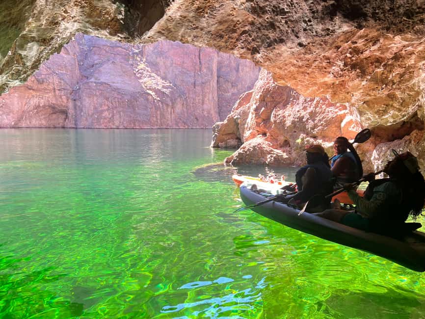 From Las Vegas: Emerald Cave Kayak Tour with Hotel Pickup - Emerald Cave and its changing color