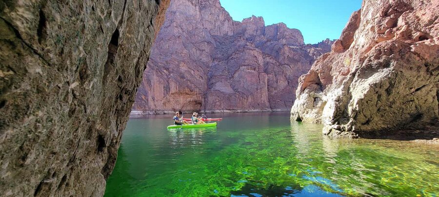From Las Vegas: Emerald Cave Kayak Tour with Hotel Pickup - The value of $119, plus the entry fee
