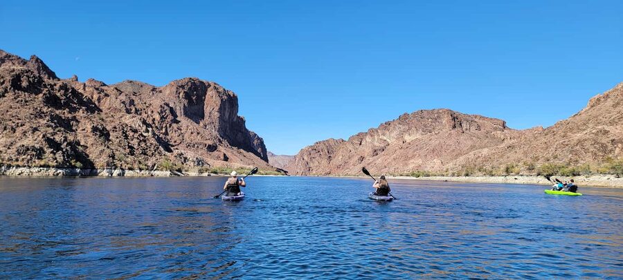 From Las Vegas: Emerald Cave Kayak Tour with Hotel Pickup - Timing, cancellation, and language