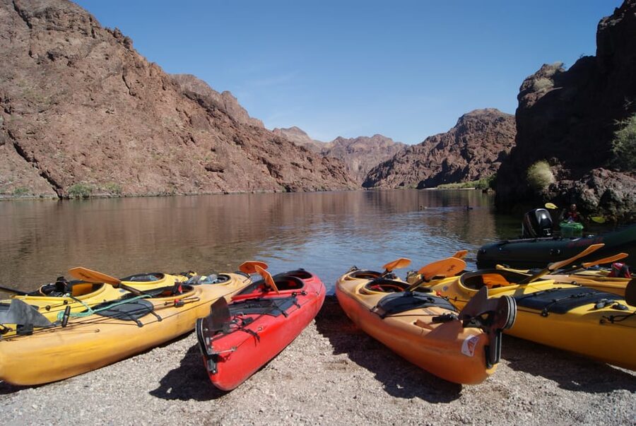 From Las Vegas: Emerald Cave Kayak Tour with Shuttle Pickup - Safety briefing, equipment, and the first paddle