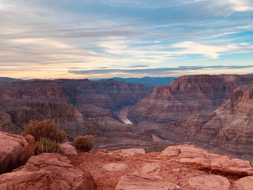 From Las Vegas: Grand Canyon Half-Day Sleep In Tour - Looking down from the Mike OCallaghan Bridge