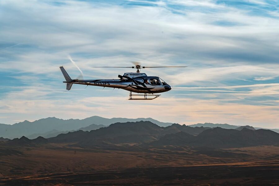 From Las Vegas: Grand Canyon West Rim Helicopter Tour - Returning over the Las Vegas Strip