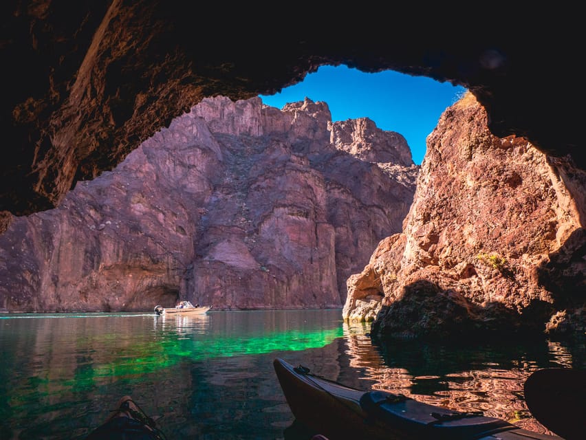 From Las Vegas: Guided Emerald Cave Kayak Tour - Reaching Emerald Cave