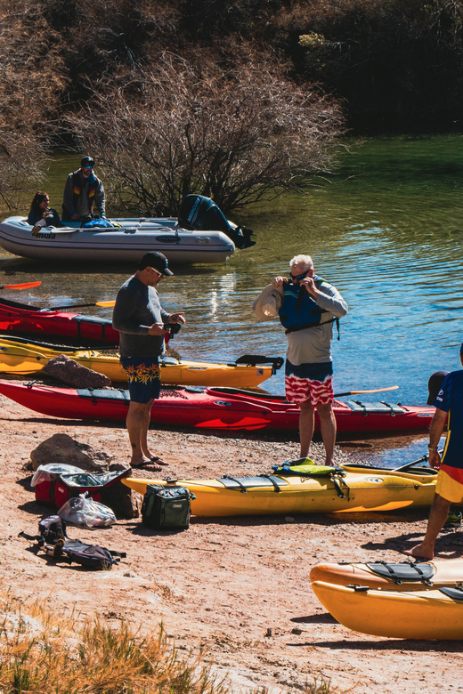 From Las Vegas: Guided Emerald Cave Kayak Tour - A swim stop in cool river water