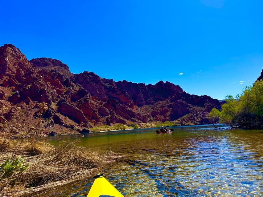 From Las Vegas: Hoover Dam Kayak Trip with 6 Hot Springs - Paddling 12 miles downstream from Hoover Dam