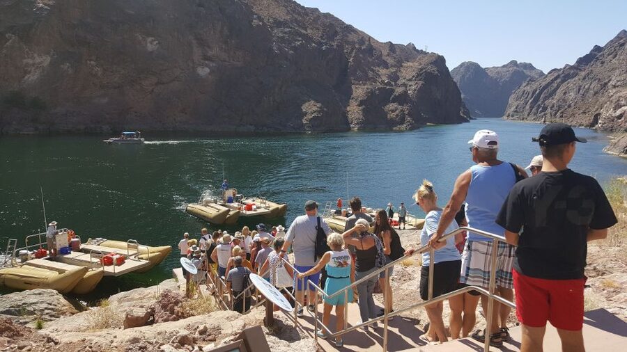 From Las Vegas: Hoover Dam Raft Tour - Seeing Hoover Dam from the Colorado River