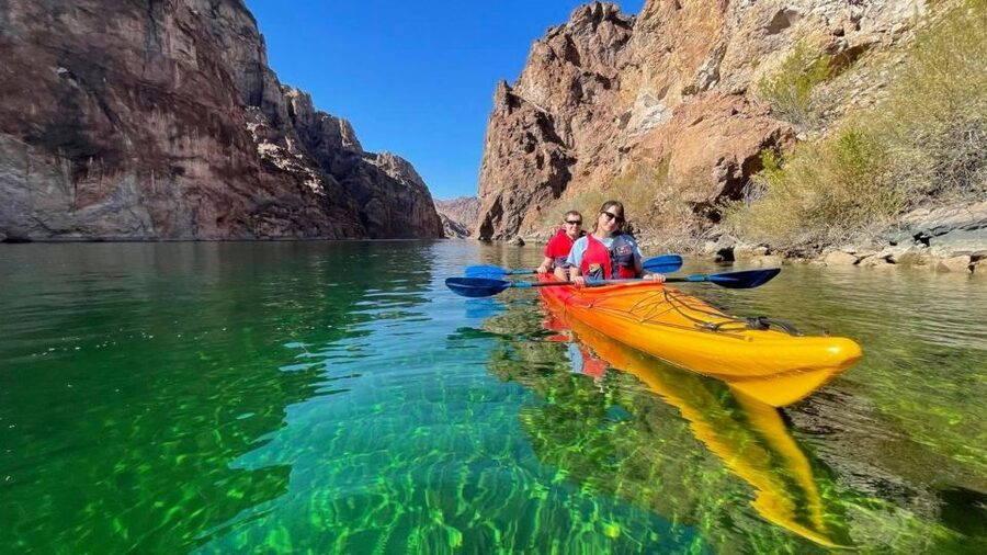 From Las Vegas: Kayak Rental with Shuttle to Emerald Cave - Paddling the Colorado River toward Emerald Cave