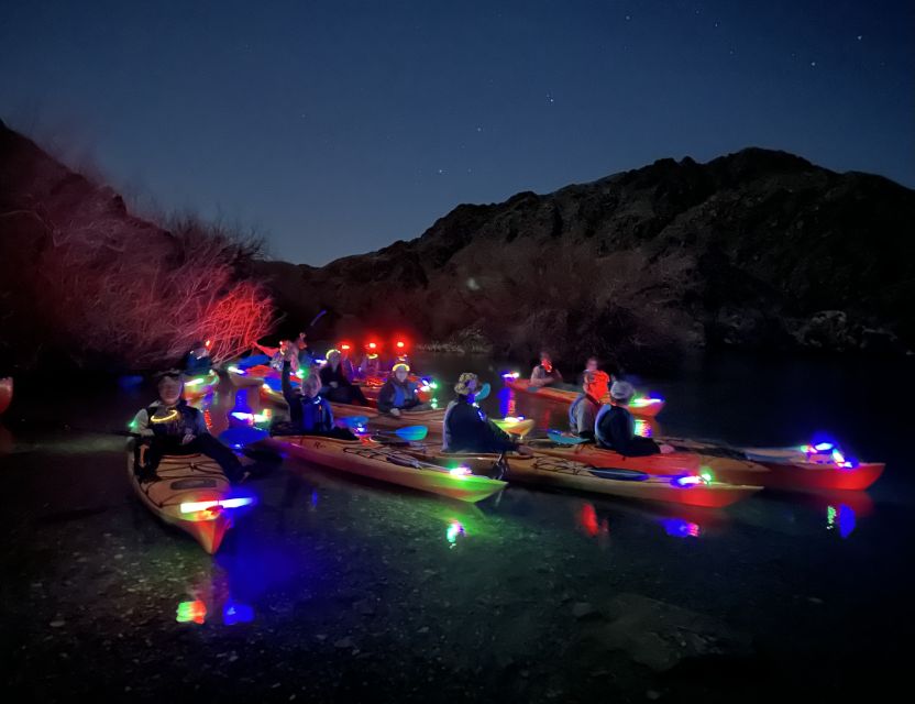 From Las Vegas: Moonlight Kayak Tour on the Colorado River - The Black Canyon historical site